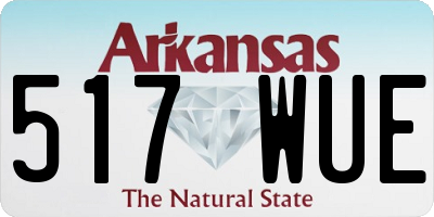 AR license plate 517WUE