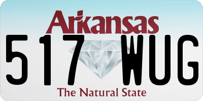 AR license plate 517WUG