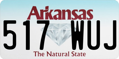 AR license plate 517WUJ
