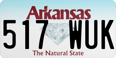 AR license plate 517WUK