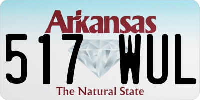 AR license plate 517WUL