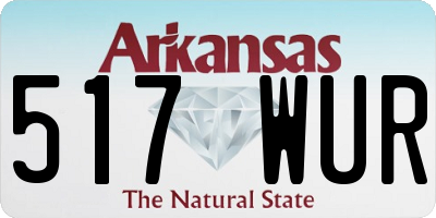 AR license plate 517WUR