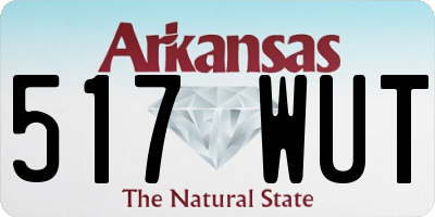 AR license plate 517WUT