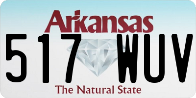 AR license plate 517WUV