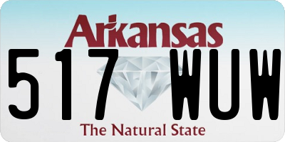 AR license plate 517WUW