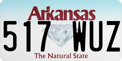 AR license plate 517WUZ