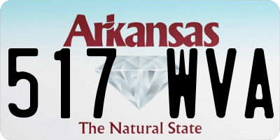 AR license plate 517WVA
