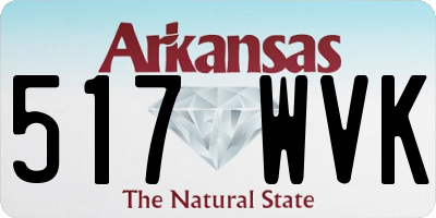 AR license plate 517WVK