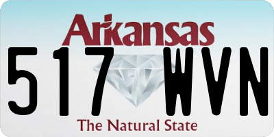 AR license plate 517WVN