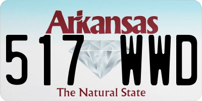 AR license plate 517WWD