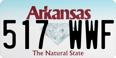 AR license plate 517WWF