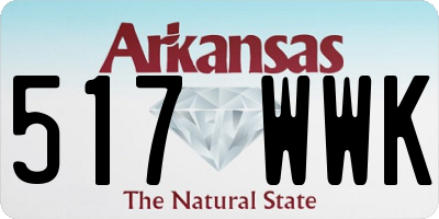 AR license plate 517WWK