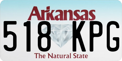 AR license plate 518KPG