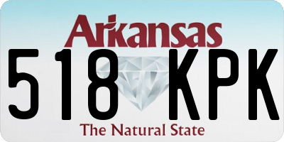 AR license plate 518KPK