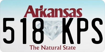 AR license plate 518KPS