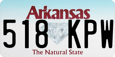 AR license plate 518KPW