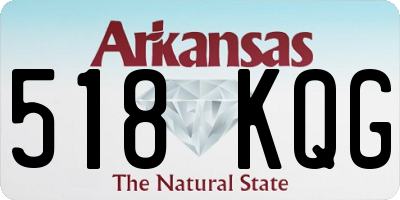 AR license plate 518KQG