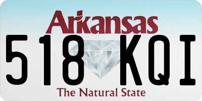 AR license plate 518KQI