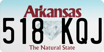 AR license plate 518KQJ