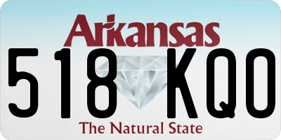 AR license plate 518KQO