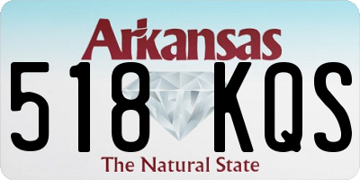 AR license plate 518KQS