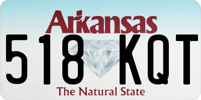 AR license plate 518KQT