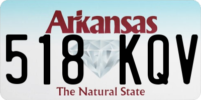 AR license plate 518KQV