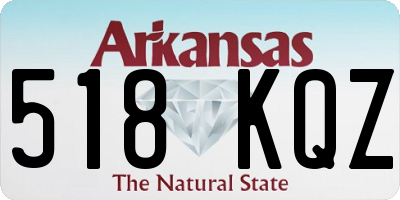 AR license plate 518KQZ