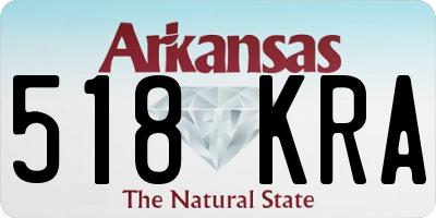 AR license plate 518KRA