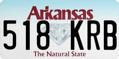 AR license plate 518KRB