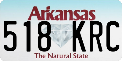 AR license plate 518KRC
