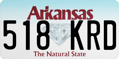 AR license plate 518KRD