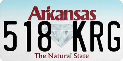 AR license plate 518KRG