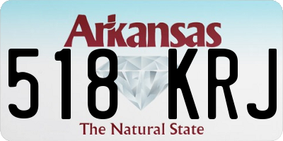 AR license plate 518KRJ