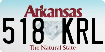 AR license plate 518KRL
