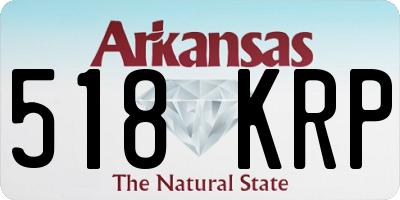 AR license plate 518KRP