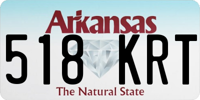 AR license plate 518KRT
