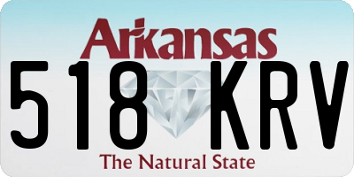 AR license plate 518KRV