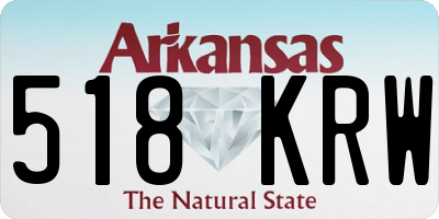 AR license plate 518KRW
