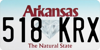 AR license plate 518KRX