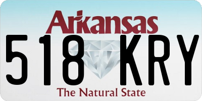 AR license plate 518KRY