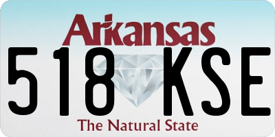 AR license plate 518KSE