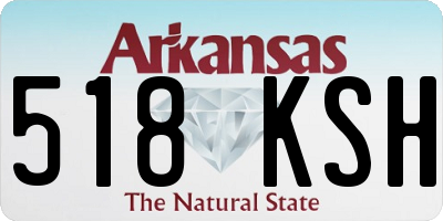 AR license plate 518KSH