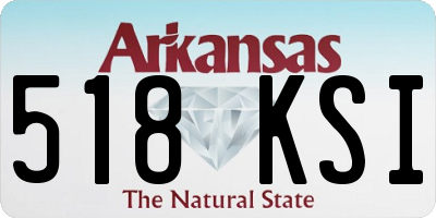 AR license plate 518KSI