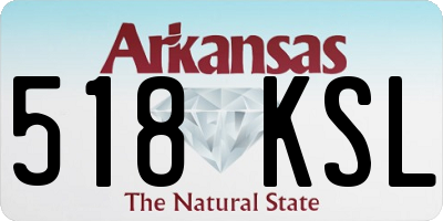 AR license plate 518KSL