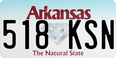AR license plate 518KSN
