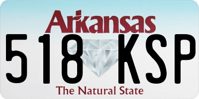 AR license plate 518KSP