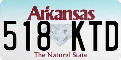 AR license plate 518KTD