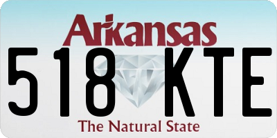 AR license plate 518KTE