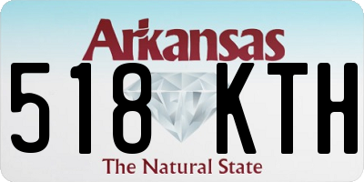 AR license plate 518KTH